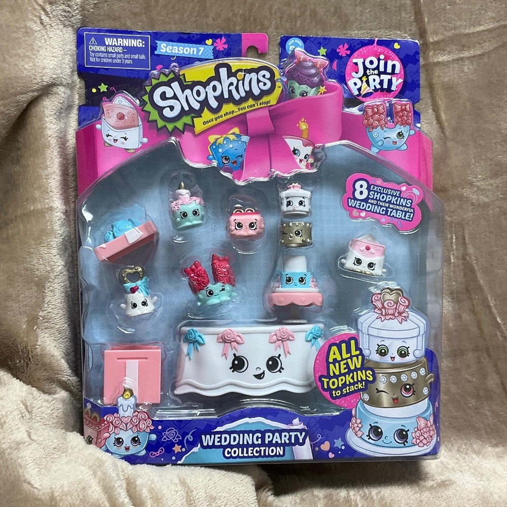 Shopkins Wedding Party Collection Season 7 Join The Party NEW